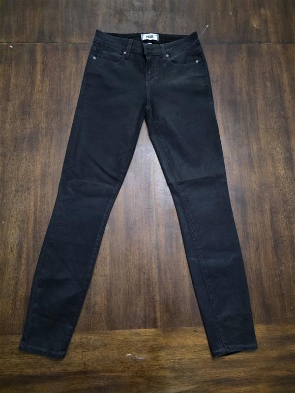 NWOT PAIGE Verdugo 26 Ankle Black 5 Pocket Jeans 124159