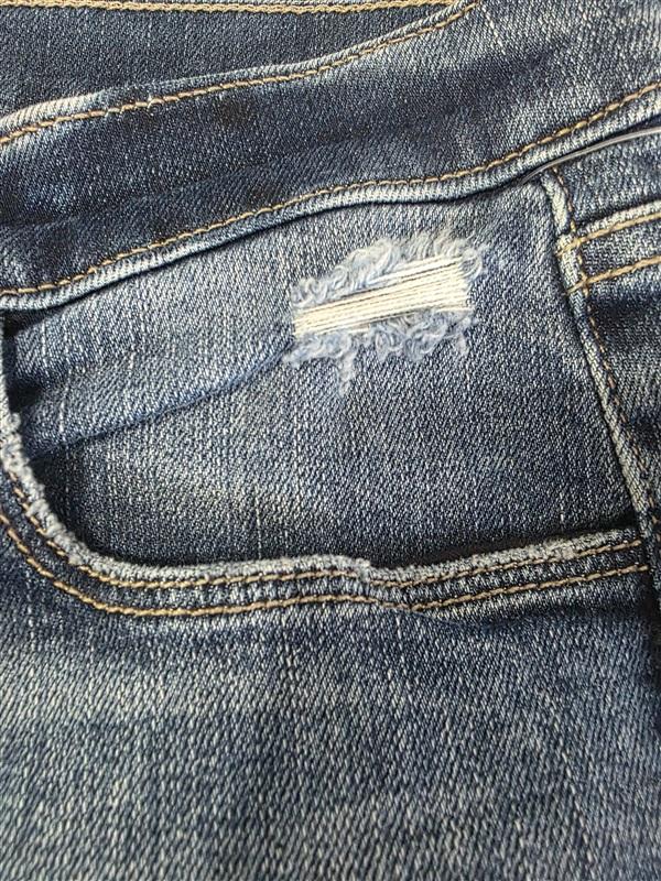 NWOT Fidelity 26 Axl Distressed Skinny Jeans Blue 124161