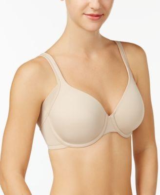 NWOT Bali 34D 1 Smooth U Side Smoothing Foam Bra DF6548 Beige 124175