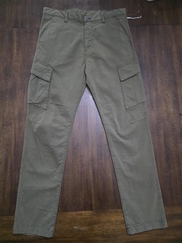 NWOT Edwin 32 Levine Olive Green Cargo Pants Over Dye 124195