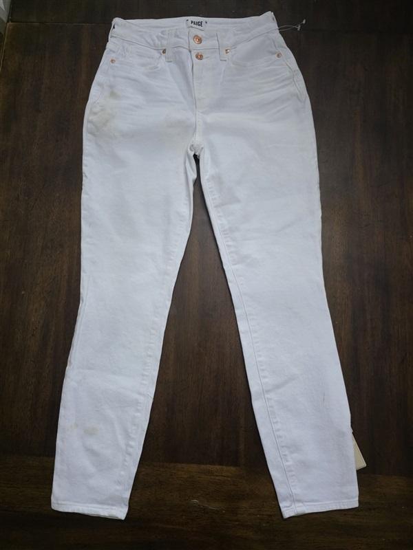 NWTD Paige 26 Bombshell High Rise Skinny Jean White 124201