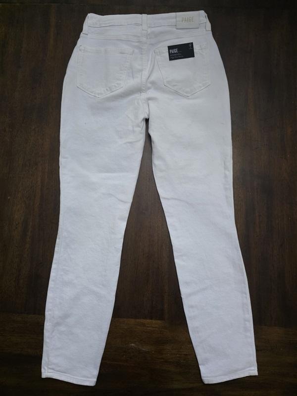 NWTD Paige 26 Bombshell High Rise Skinny Jean White 124201