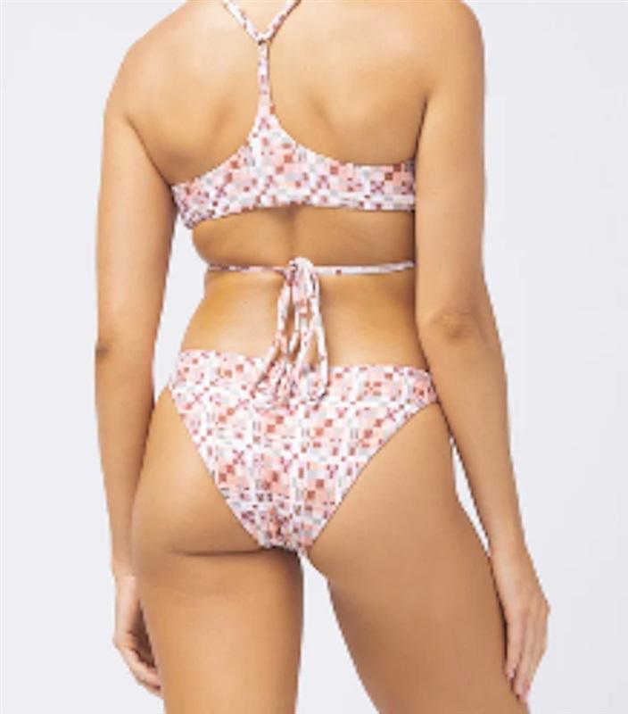 NWOT L*Space L Camacho Classic Bikini Swim Bottom Hot Pink 124202