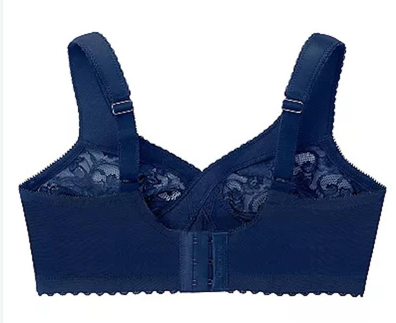 NWOT Glamorise 50D Magic Lift Full Figure Support Bra 1000 Blue 124309