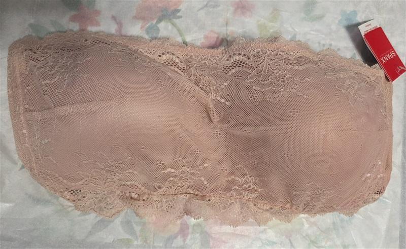 NWT SPANX XL Undie-tectable Better Bandeau Bra 30031R Beige 124322