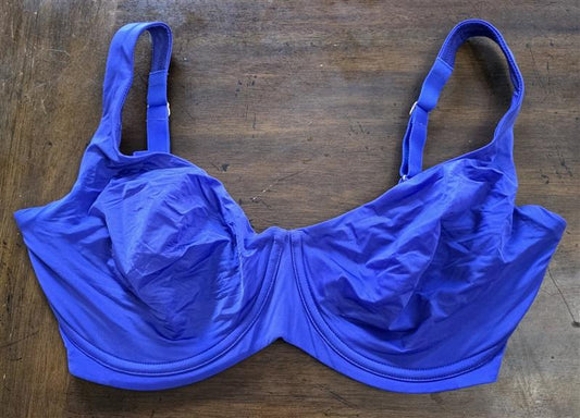 NWOTD CUUP 36G The Scoop Blue Microfiber Undewire Bra 124340
