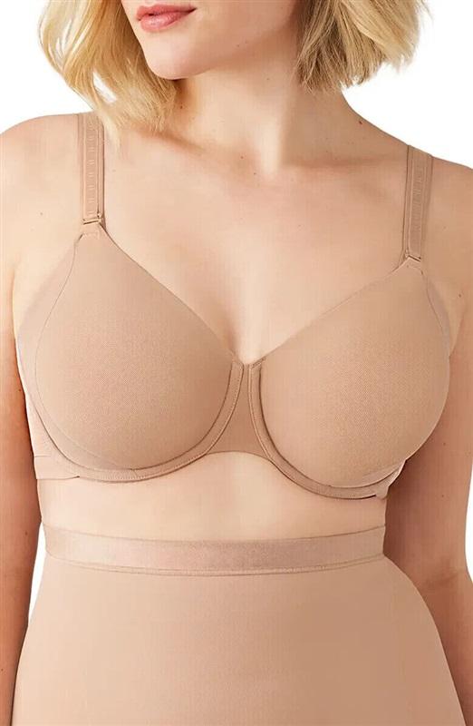 NWT Wacoal 40C Shape Revelation Uneven Underwire Bra 855487 Beige 124439