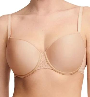 NWTD Chantelle 36DDD Lucie Lace Comfort T Shirt Memory Foam 19Q6 Bra 124457