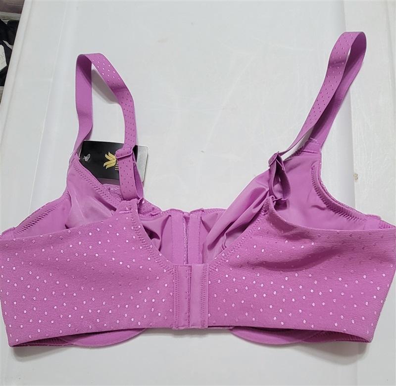 NWT Wacoal 38D Back Appeal Underwire Bra 855303 Purple 124461