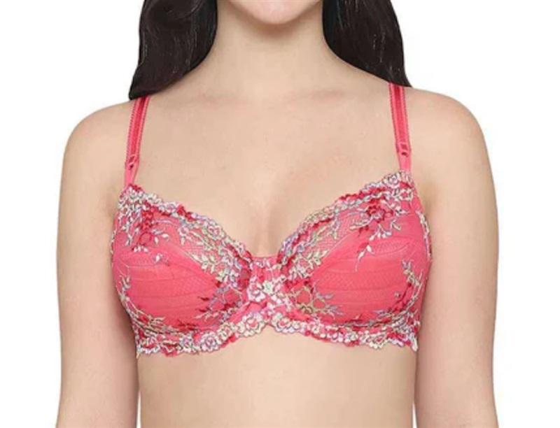NWT Wacoal 38D Embrace Lace Pink Underwire Bra 65191 124462