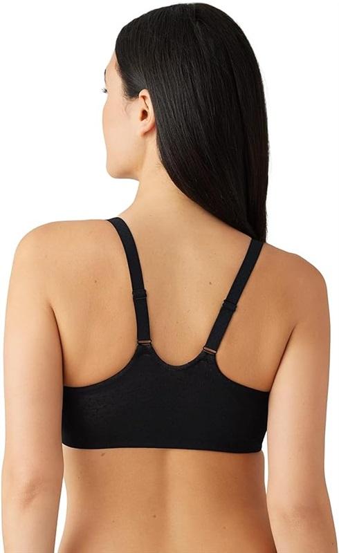 NWT Wacoal 40DDD Back Appeal Front Close Underwire Bra 853403 Black 124490