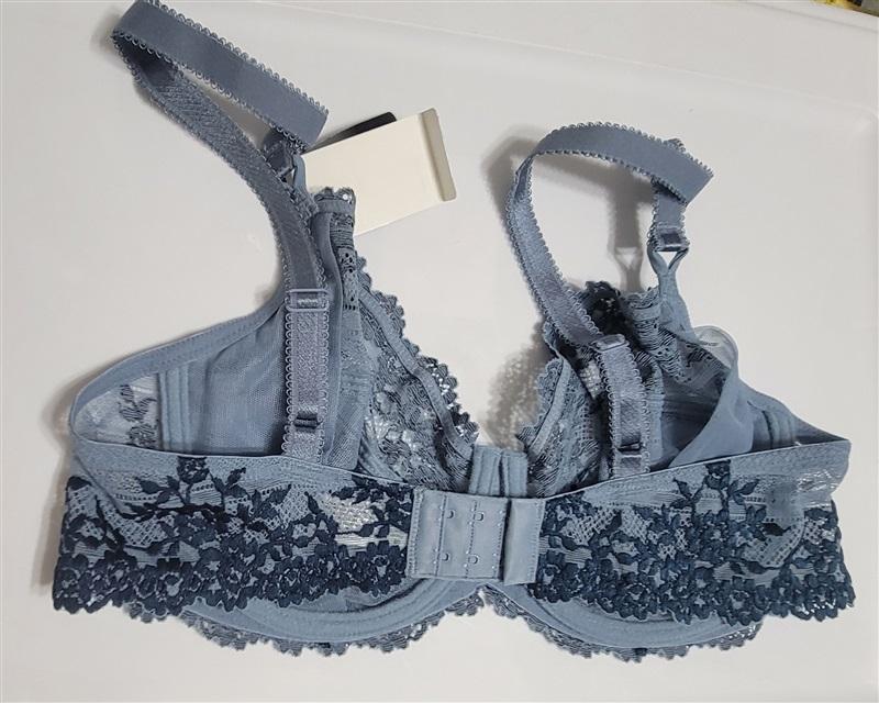 NWT Wacoal 38DD Embrace Lace Blue Underwire Bra 65191 124517