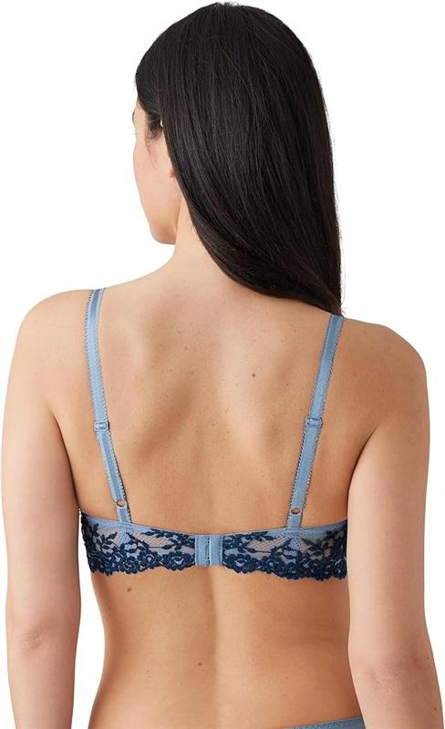 NWT Wacoal 38DD Embrace Lace Blue Underwire Bra 65191 124517