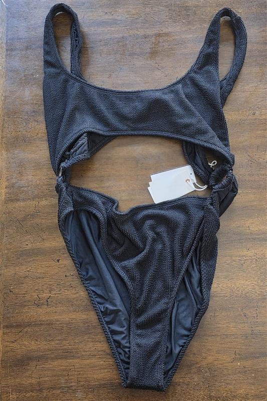 NWT Good American 2x 3X Always Fits Sculpt Monokini Black 124554