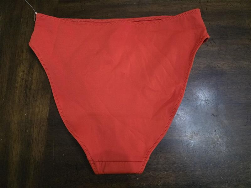 NWOT Good American Always Fits Sculpt Poppy Red Bikini Bottom 124571