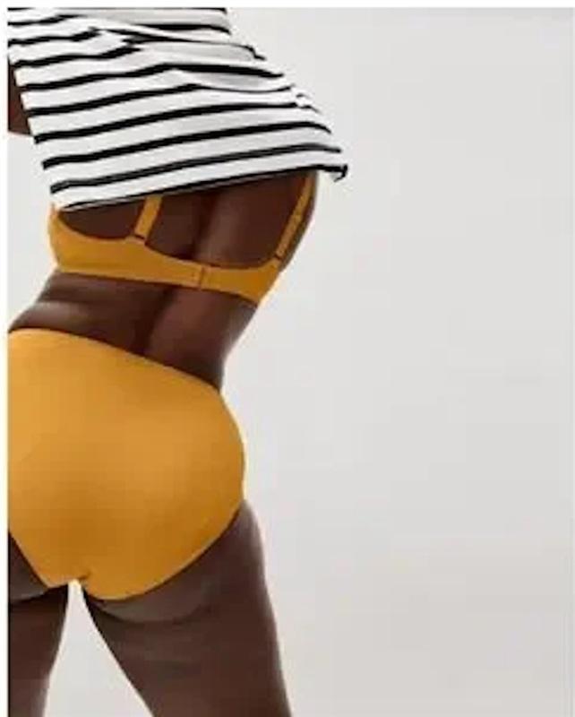 NWT Everlane XS Nyle Hipster Bottom Solid Cheeky Swim Bottom Yellow 124676