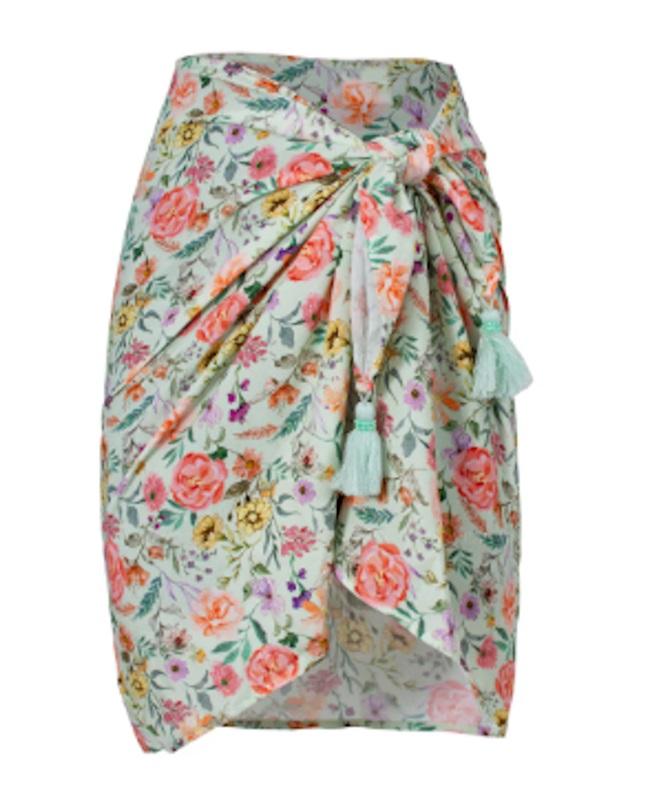 NWT PIlyq Amanda Stanton SPO Tassel Sarong Swim Cover up 124682