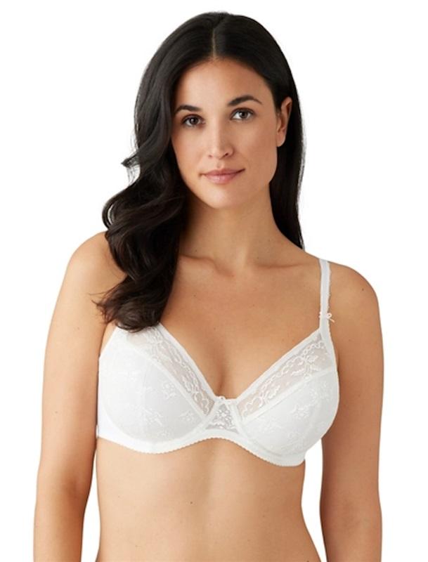 NWT Wacoal 38D Lifted in Luxury Lace 855433 Ivory Bra 124743