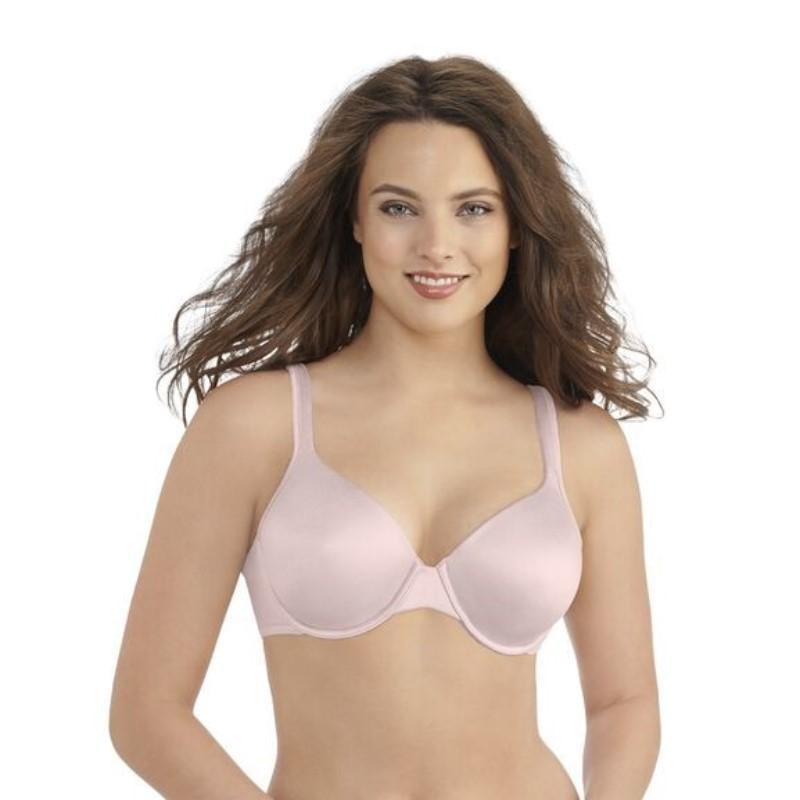 NWOT Vanity Fair 36DD Body Shine Full-Coverage Underwire Bra 75298 Pink 124748