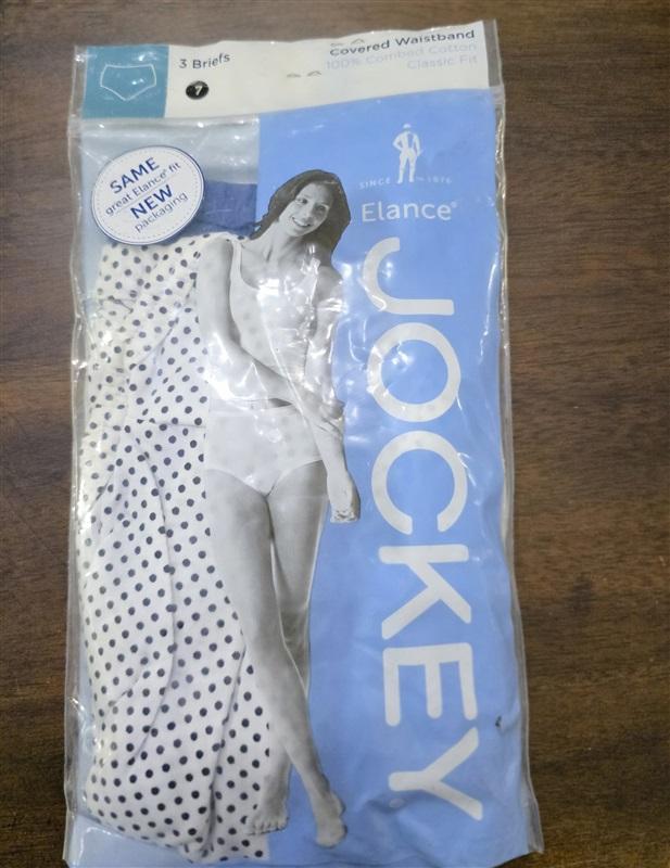 NWT Jockey Elance 6 Brief Combed Cotton 2pr Briefs Underwear 124773