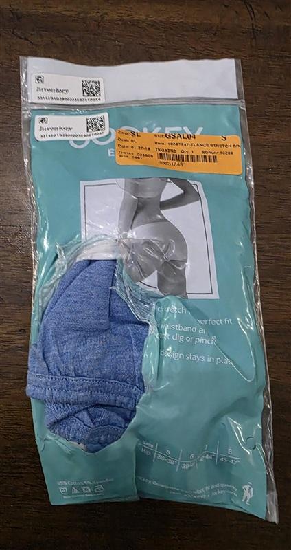 NWT Jockey Elance 6 Brief Combed Cotton 2pr Briefs Underwear 124773