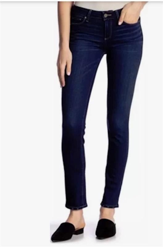 NWOT PAIGE 26 Skyline Ankle peg Jeans Dark 124800
