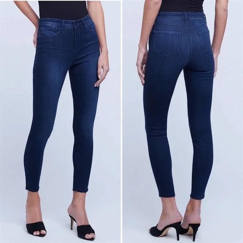 NWOTD l'Agence 25 Margot Dk Blue Skinny Jeans 124802