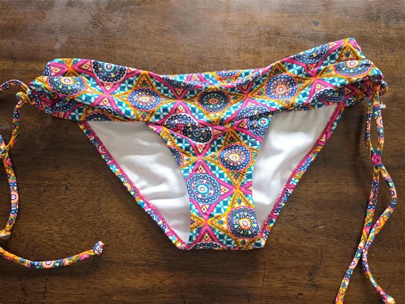 NWOT Volcom S Medallion Side-Tie Cheeky Bikini Swim Bottom 124811