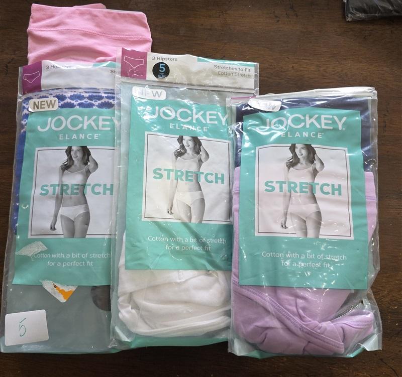 NWT Jockey sz 5 Elance Cotton Stretch 1551 Hipster 8PR 124831