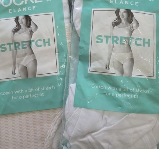 NWT Jockey sz 8 Elance Cotton Stretch 1551 Hipster 5PR 124834