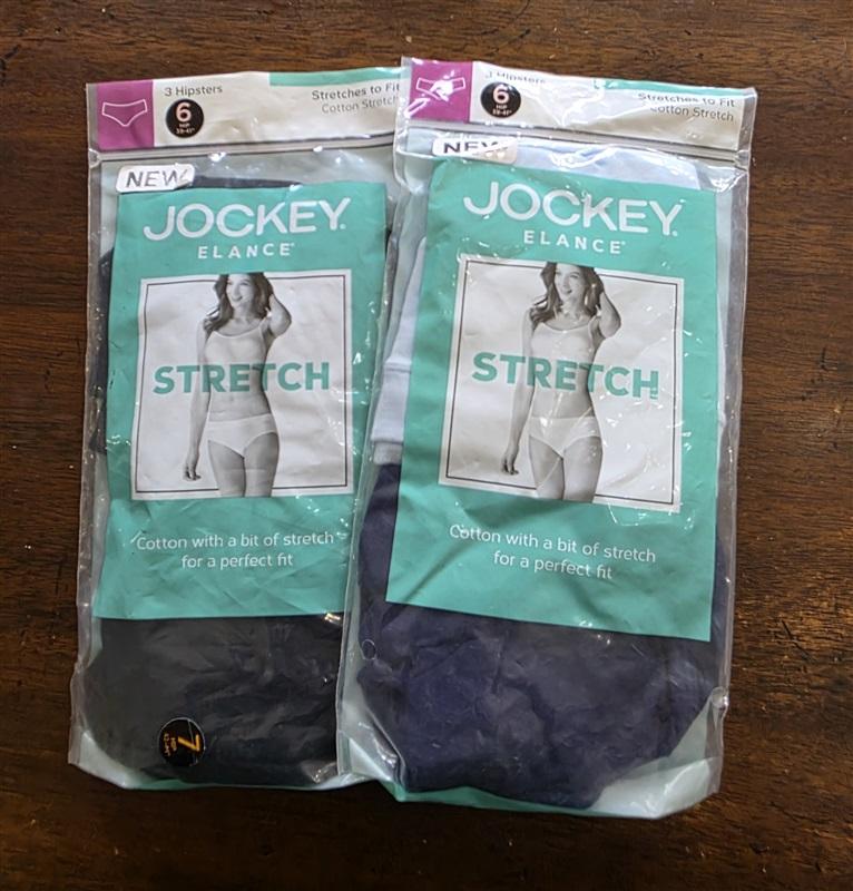 NWT Jockey sz 6 Elance Cotton Stretch 1551 Hipster 4PR 124838