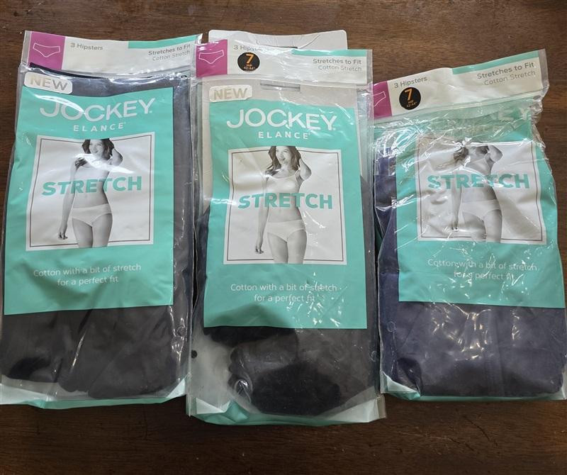 NWT Jockey sz 7 Elance Cotton Stretch 1551 Hipster 8PR 124839