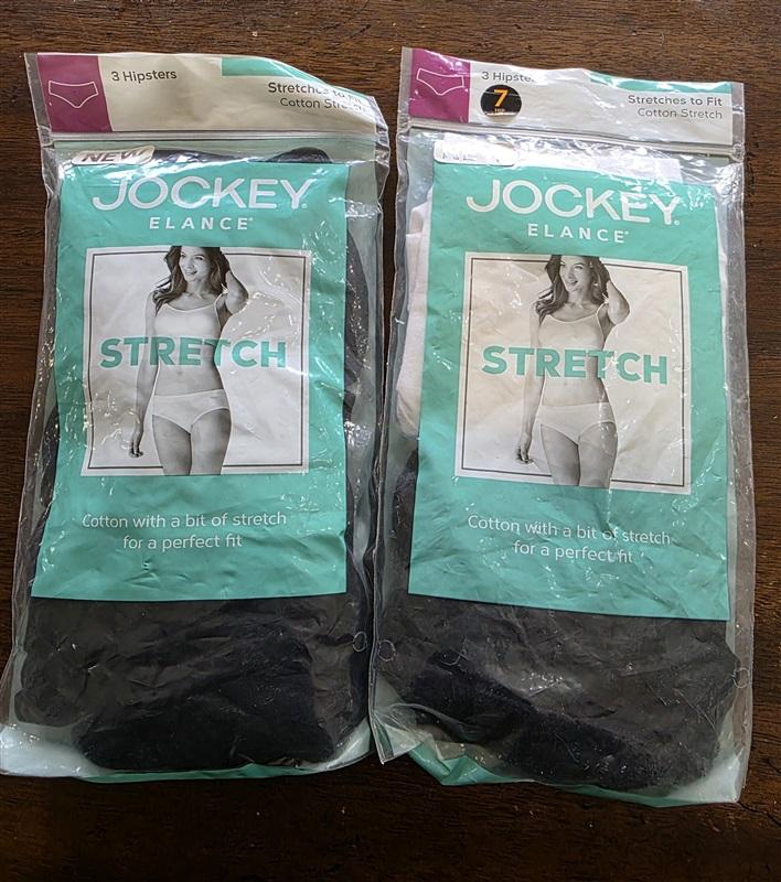 NWT Jockey sz 7 Elance Cotton Stretch 1551 Hipster 5PR 124840