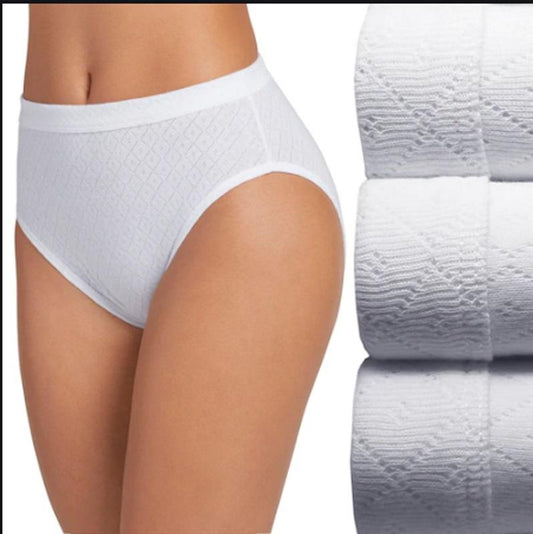 NEW in PKG Jockey 9 Elance Breathe Brief Comb Cotton Underwear Briefs 3pk 124841