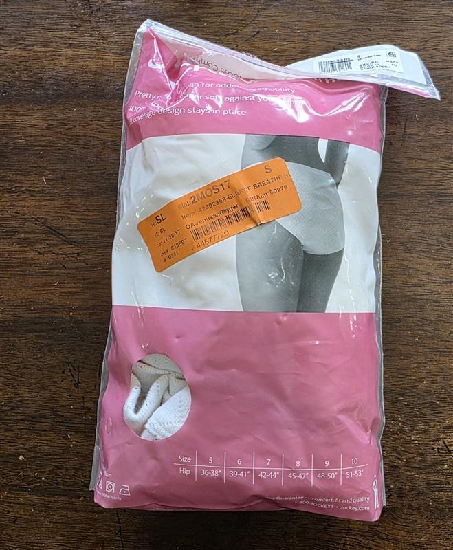 NEW in PKG Jockey 9 Elance Breathe Brief Comb Cotton Underwear Briefs 3pk 124841