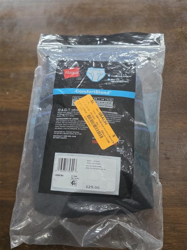NWTD Hanes XL ComfortBlend Tagless Briefs underwear 124882