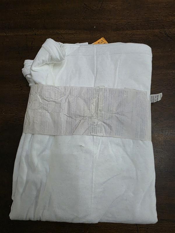 NWOTD Hanes L ComfortBlend Tagless 2 Pack T shirts Undershirt White 124899