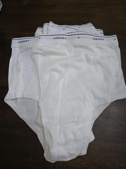 NWOT Jockey 38 4 pr White Briefs Underwear 124911