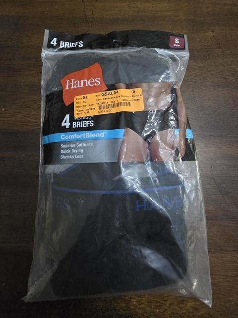 NWTD Hanes S ComfortBlend Tagless 3 Briefs underwear 124912