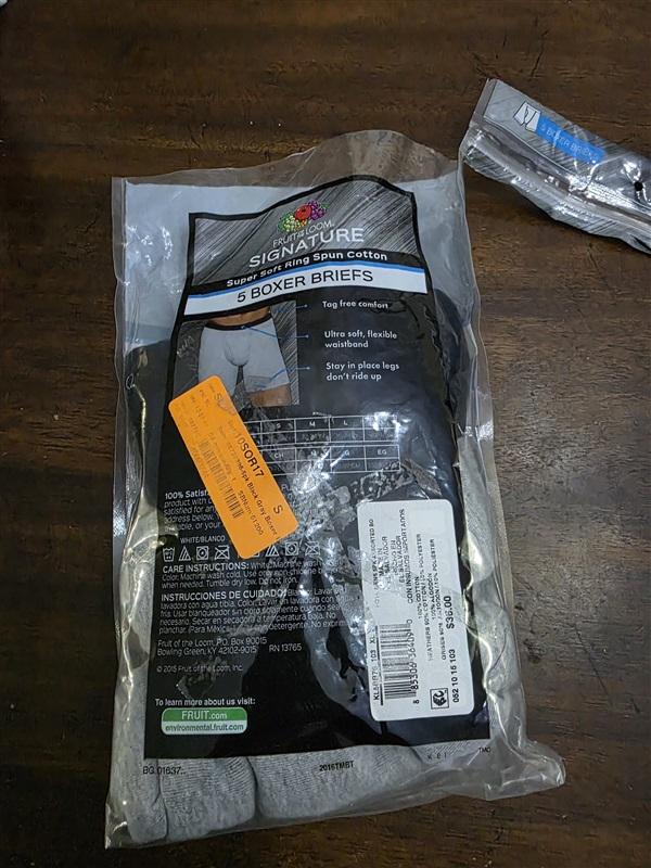 NWTD Fruit of the Loom XL 3pr Boxer Briefs Underwear Breathable 124920