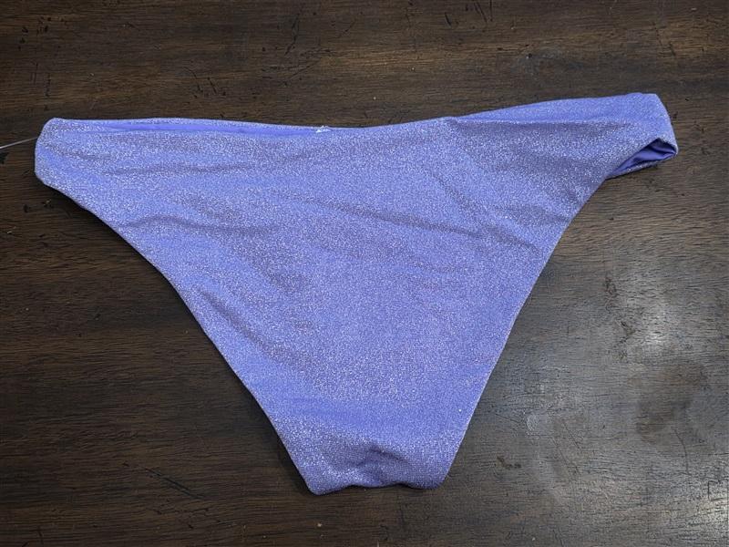 NWOT L*Space XS Camacho Classic Bikini Swim Bottom Shimmer Purple 124945