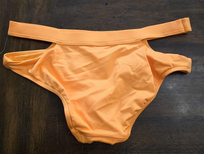 NWOT Seafolly 6 USA Active Strappy Bikini Bottom Neon Orange 124951
