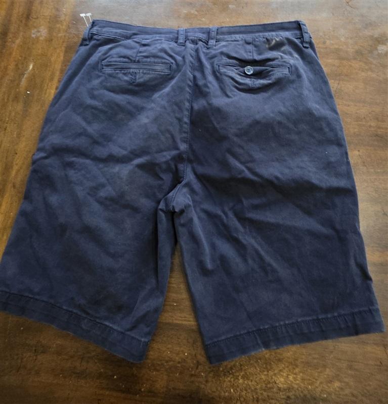 NWOT Liverpool Los Angeles 32 Modern Twill Chino Shorts Blue 124979