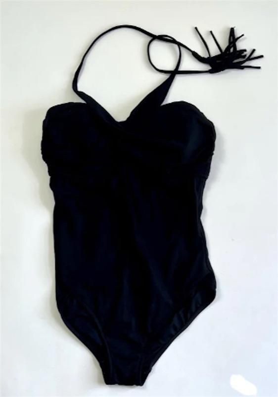NWOT Seafolly 10 US Easy Fit C/D Cup Bandeau Multi-Way 1PC Swimsuit 124986