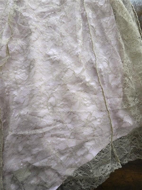 NWT Free People XS SHAPE OF YOU LACE SKIRT Pink 124992