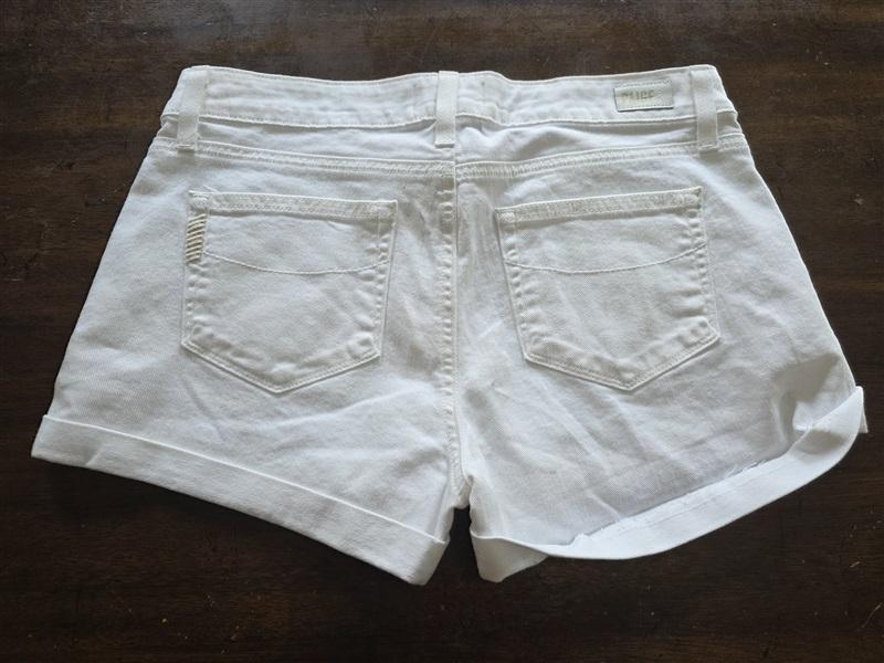 NWOTD Paige 26 Jimmy Jimmy Jean Shorts Optic White 124997
