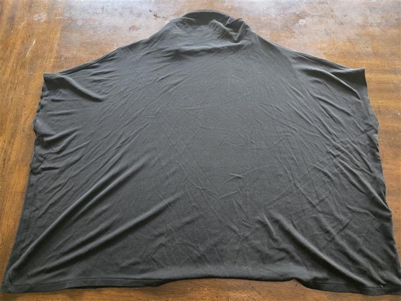 NWOT Eileen Fisher PS Mock Neck Short Sleeve Tee Shirt Silk 124998