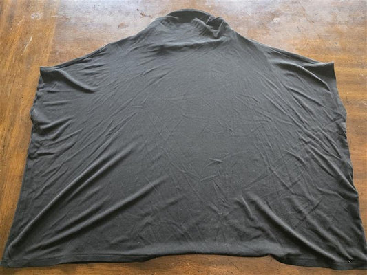 NWOT Eileen Fisher PS Mock Neck Short Sleeve Tee Shirt Silk 124998
