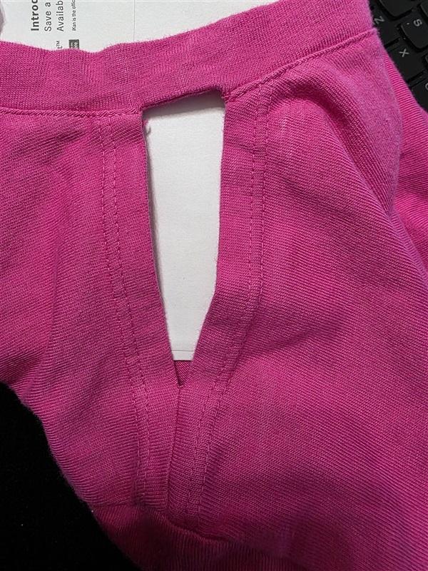 NWT Monrow M Cold Shoulder Cropped Top T Shirt Tee Pink 124999