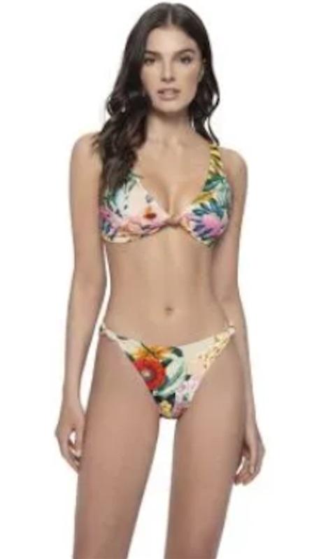 NWT Pilyq OSS M Reversible Knot Bikini Swim Bottom 125009